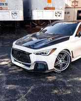 CMST Tuning Carbon Fiber Front Bumper & Front Lip for Infiniti Q60 to Project Black S concept 2017-2022